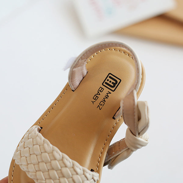 Wholesale Kids Woven Sandals Faux Leather Baby Supplies